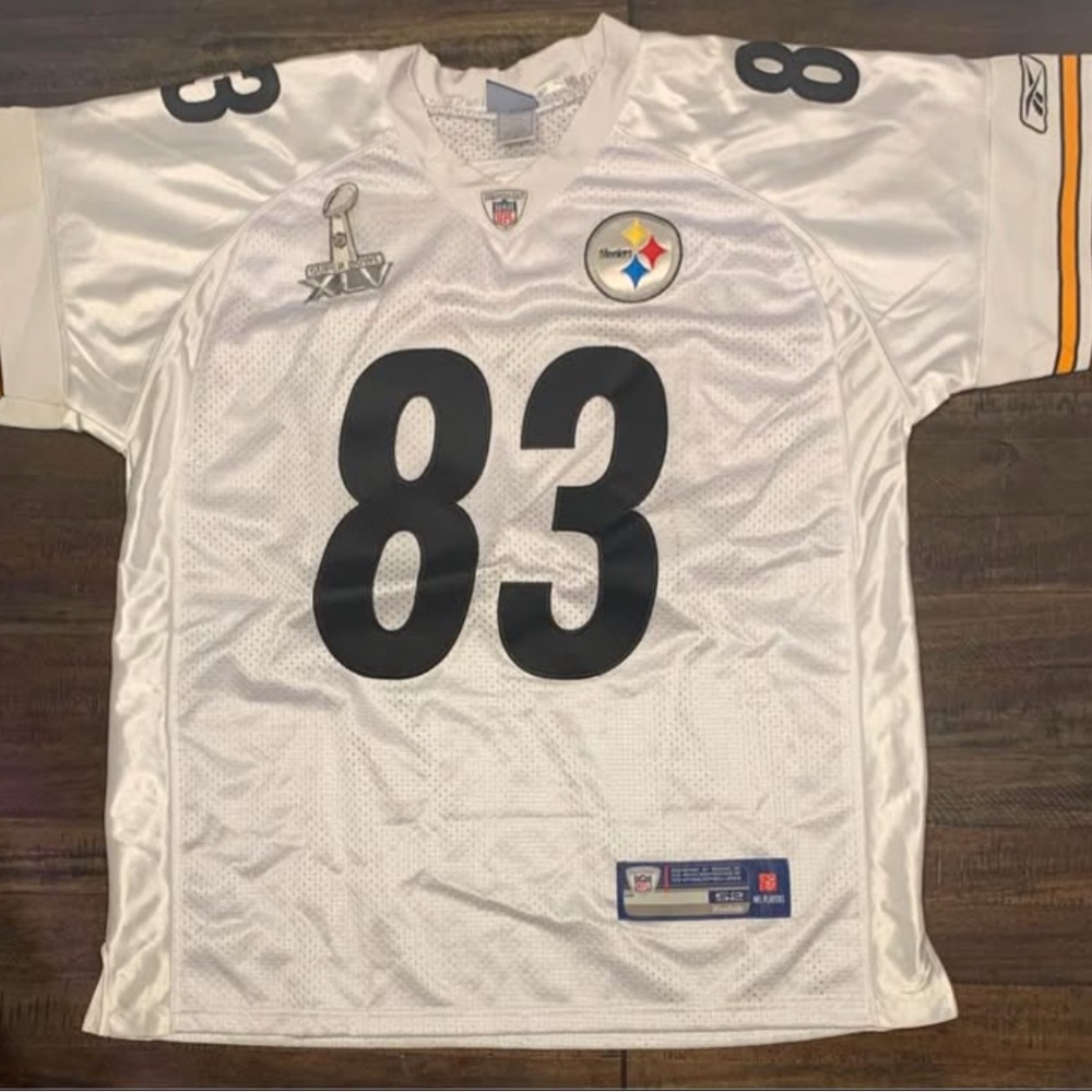 Reebok Pittsburgh Steelers White Heath Miller #83 Jersey